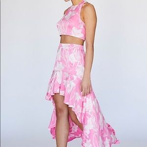 Free People Aurora Printed Lace Up Set